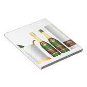 シャンパンボトル ノートパッド (アングル)