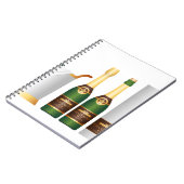 シャンパンボトル ノートブック (左側)