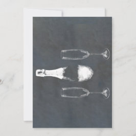 シャンパンボトル 招待状