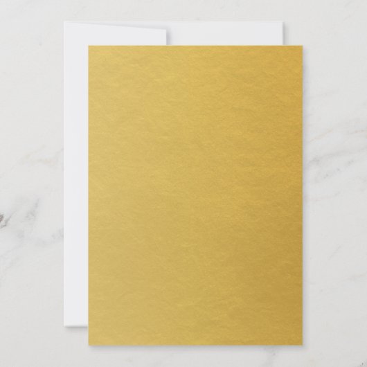 シャンパンポインセチアとグリーンリークリスマスパーティー 招待状 (裏面)