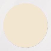 シャンパンメタリック無地のカラー |クラシック |エレガント | ラベル (デザイン1)