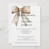 シャンパンモスボウブライダルシャワー 招待状 (正面)