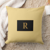 シャンパンモノグラムの装飾用クッション クッション (ブランケット)