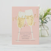 シャンパンリハーサルディナー 招待状 (スタンド正面)