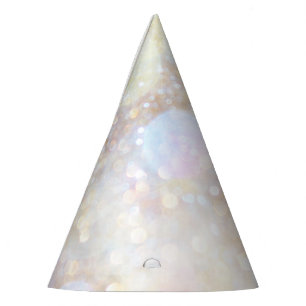 シャンパンレインボー《写真》ぼけ味グリッターグラムパーティー パーティーハット