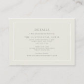 シャンパンヴィンテージエレガンス結婚ズ詳細 エンクロージャーカード (正面)