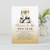 シャンパン応援から新年のパーティー 招待状 (スタンド正面)