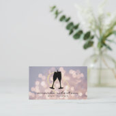 シャンパン応援 | ボケ | イベントプランナー 名刺 (スタンド正面)