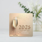 シャンパン新年ウィッシュ シーズンカード (スタンド正面)