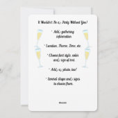 シャンパン新年 シーズンカード (裏面)