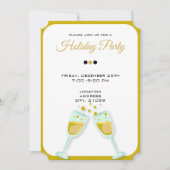 シャンパン用グラス 招待状 (正面)