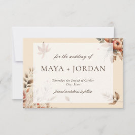 シャンパン秋のカボチャ収穫の日付を保存 セーブザデート