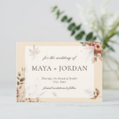 シャンパン秋のカボチャ収穫の日付を保存 セーブザデート (スタンド正面)