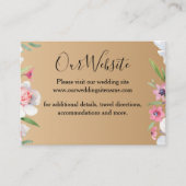 シャンパン結婚の白い水仙 エンクロージャーカード (正面)