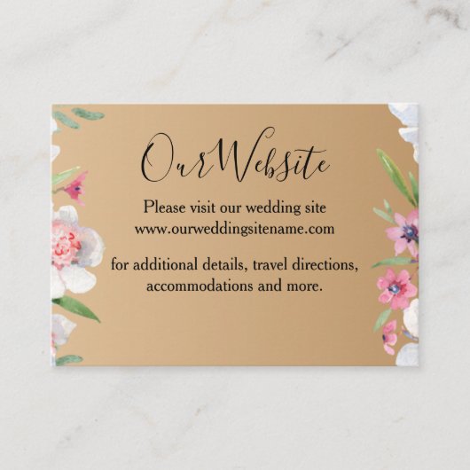 シャンパン結婚の白い水仙 エンクロージャーカード (正面)