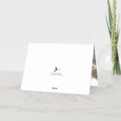 シャンパン結婚紙吹雪さん実在は 箔グリーティングカード (裏面)