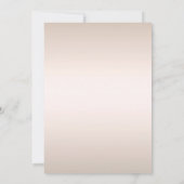 シャンパン色の編集可能な結婚式招待状 招待状 (裏面)