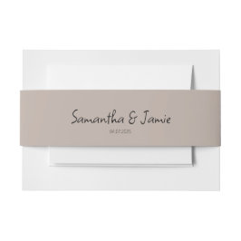 シャンパン赤面ピンク – マッチングベリーバンド 招待状ベリーバンド