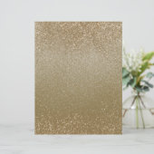 シャンパン金ゴールドきらめくダストスクラップブック紙 (スタンド正面)