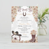 シャンパン金ゴールドウエスタンシャーロブーツキンセアニェラ 招待状 (スタンド正面)