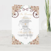 シャンパン金ゴールドウエスタンチャロキンセアニラプログラム 招待状 (裏面)