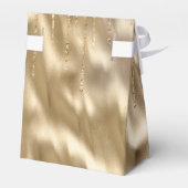 シャンパン金ゴールドグラムスパークルストリングズ結婚ズ フェイバーボックス (裏面サイド)