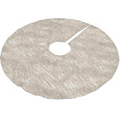 シャンパン金ゴールドグリジーグリッターゼブラプリント ブラッシュドポリエステルツリースカート (アングル)