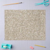 シャンパン金ゴールドグリッジグリッター 薄葉紙 (クラフト)