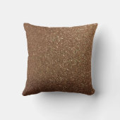 シャンパン金ゴールドグリッターフェイク装飾用クッション クッション (裏面)