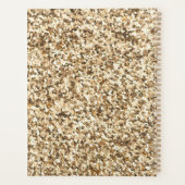 シャンパン金ゴールドゴールデングリッター新年 プランナー手帳 (裏面)