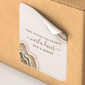 シャンパン金ゴールドタングリッターアゲテゲイデビジネス スクエアシール