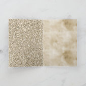 シャンパン金ゴールドヒョウ印刷 カード (内部)