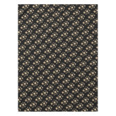 シャンパン金ゴールドライトフェイクグリッターキラキラ星 テーブルクロス (正面)