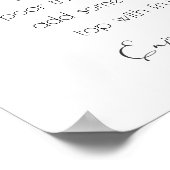 シャンパン&きらめくサイダーミニマルス結婚ズ ポスター (角)