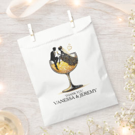 シャンパン カップル フェイバーバッグ