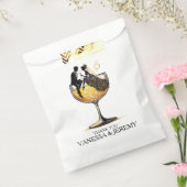 シャンパン カップル フェイバーバッグ (封をした状態)