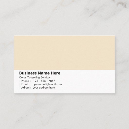 シャンパン | ガラスの優雅さ 名刺 (裏面)