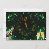 シャンパン&クロック大みそか 招待状 (正面)