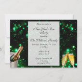 シャンパン&クロック大みそか 招待状 (裏面)