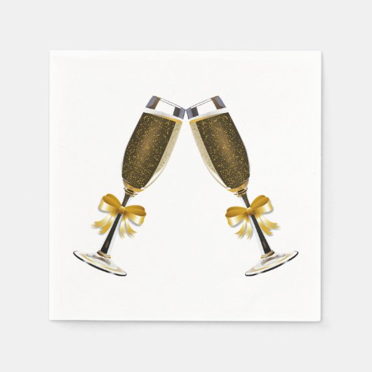 シャンパン スタンダードカクテルナプキン (正面)