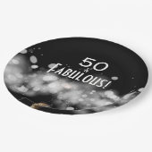 シャンパン&スパークラー50と素晴らしい紙プレート ペーパープレート (アングル)