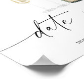 シャンパン – デートの夜アイディア。日付jarブライダル ポスター (角)