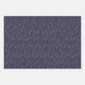 シャンパン、トワイライト、真夜中の新年応援 ラッピングペーパーシート (正面)