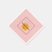 シャンパン トースト スタンダードカクテルナプキン (角)