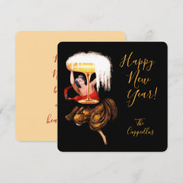 シャンパン トースト 新年 シーズンカード