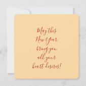 シャンパン トースト 新年 シーズンカード (裏面)