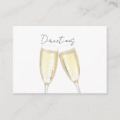 シャンパン トースト 案内 エンクロージャーカード (正面)