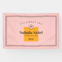 シャンパン トースト 横断幕