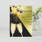 シャンパン&バルーン40歳の誕生日 セーブザデート (スタンド正面)