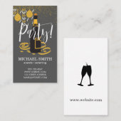 シャンパン/パーティープランナー/フェスティバルII 名刺 (正面/裏面)